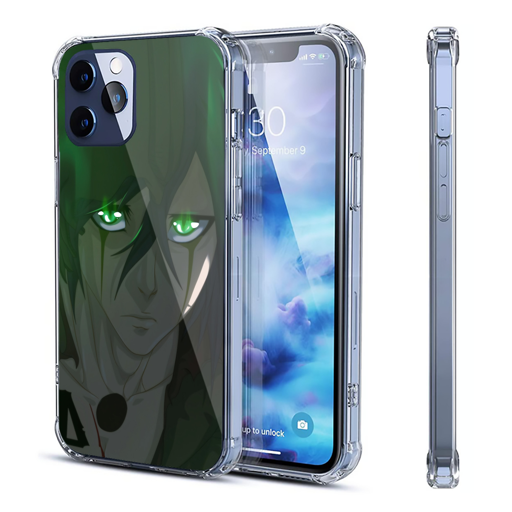 （画像用） ブリーチ BLEACH 【iPhone 12シリーズ対応】透明スマホケース（クリアソフトケース）